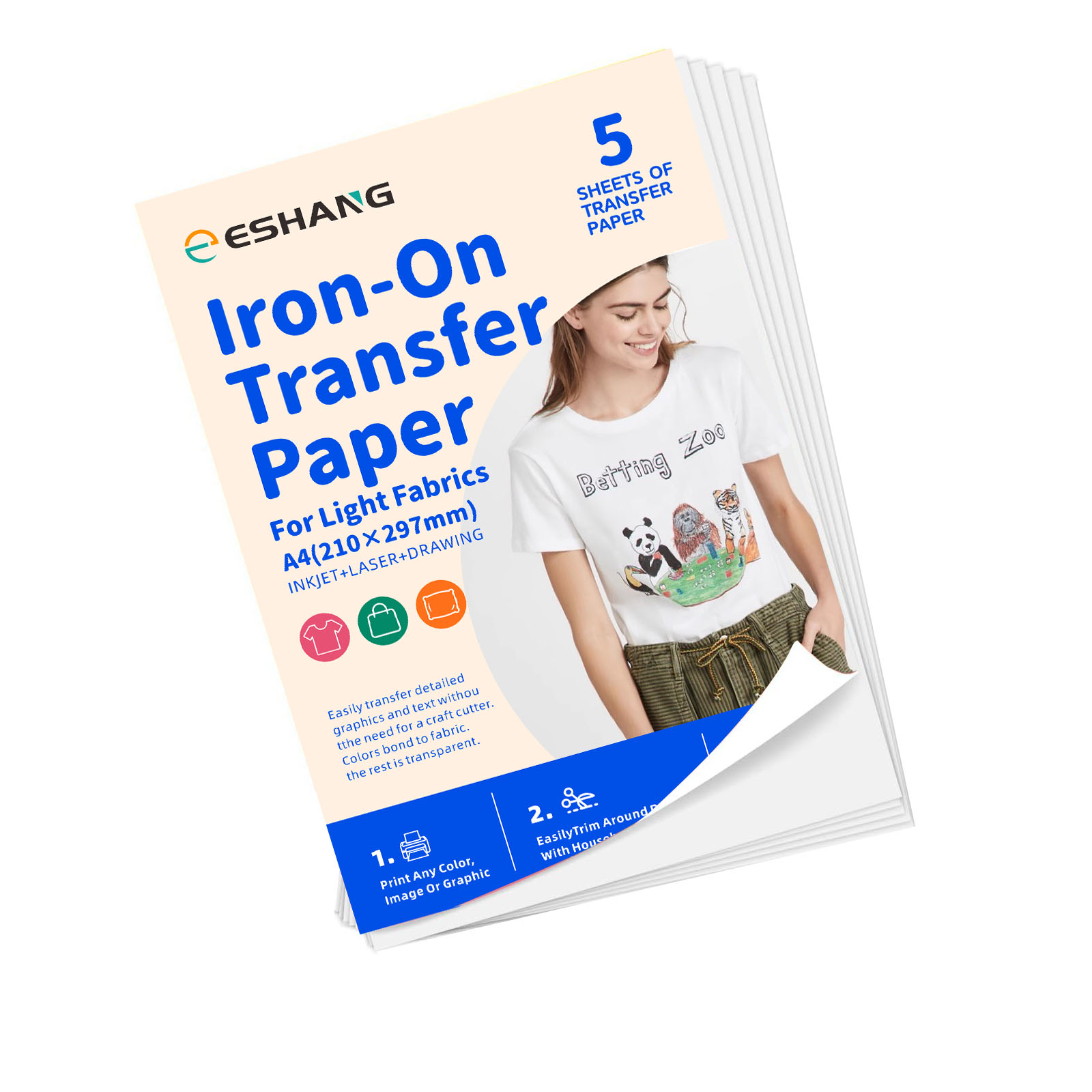 Transfer Paper Carbon - 5 folhas de papel de transferência