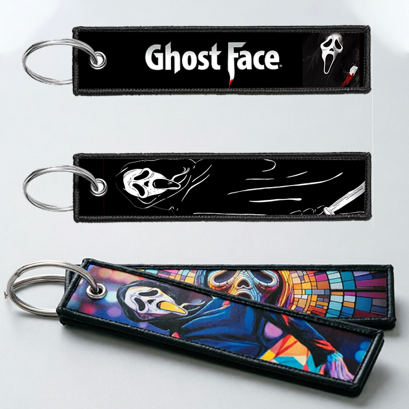 Embroidery Gift Ideas - Chaveiro GHOST FACE para Homens e