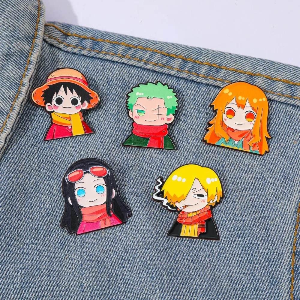 Embroidery Garment - 5 Peças Broche de Anime Fofo