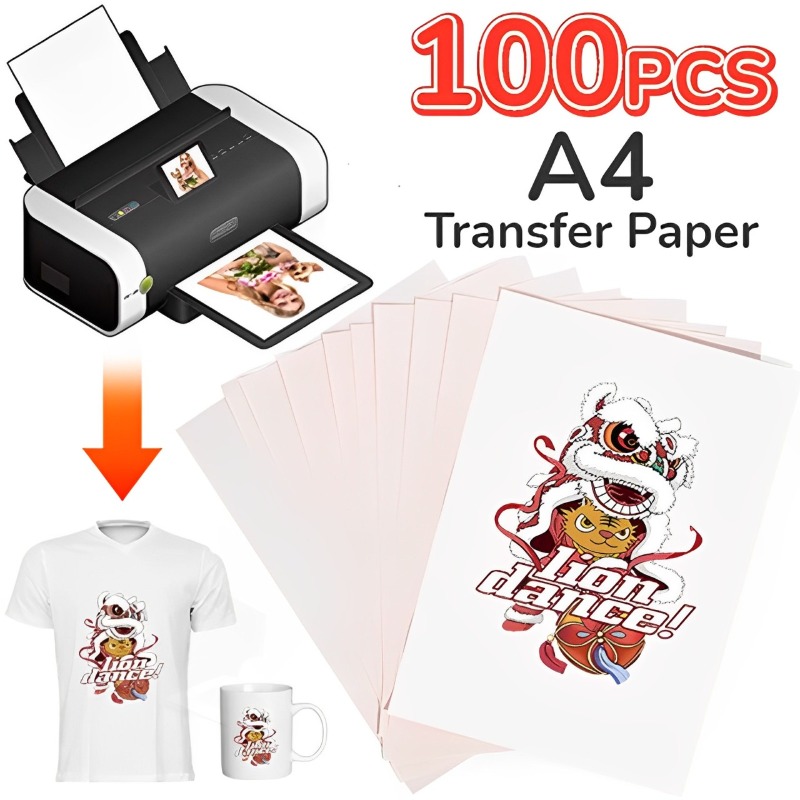 Transfer Paper Carbon - 100-10 pces a4 papéis de transferência