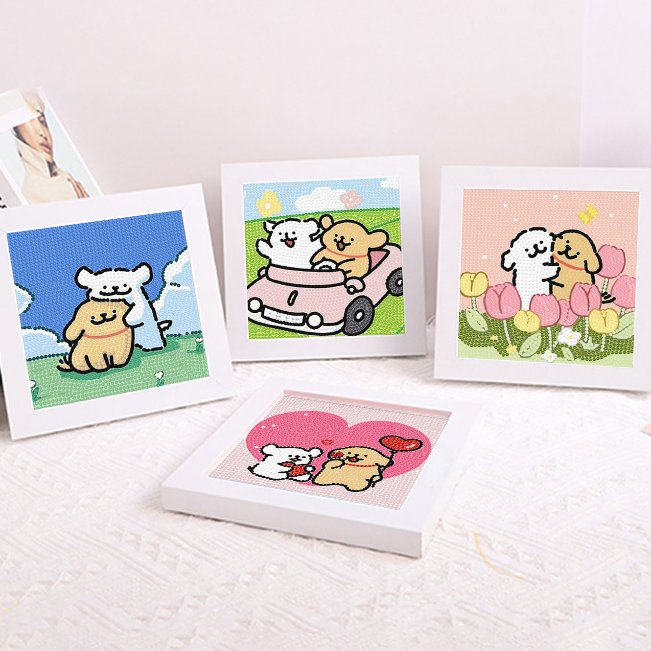 Embroidery Gift Ideas - Pintura Decorativa 5D DIY com Moldura