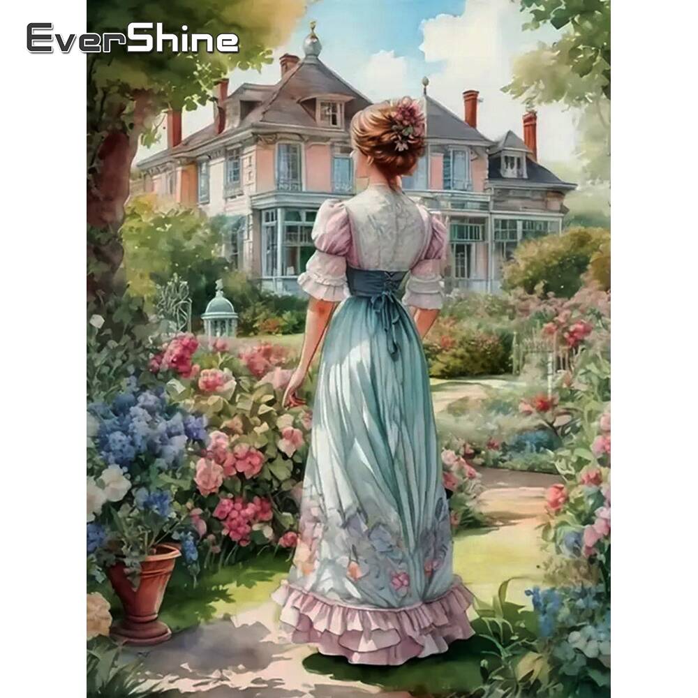 Embroidery Garden - Evershine pintura diamante amor coração pedra