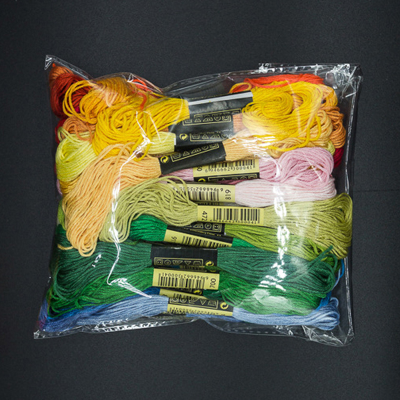 Embroidery Handicraft - Kit de Fios de Algodão Multicoloridos