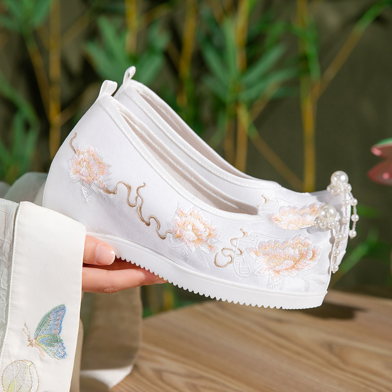 Embroidery Print - Sapatos Hanfu Femininos com Bordado de