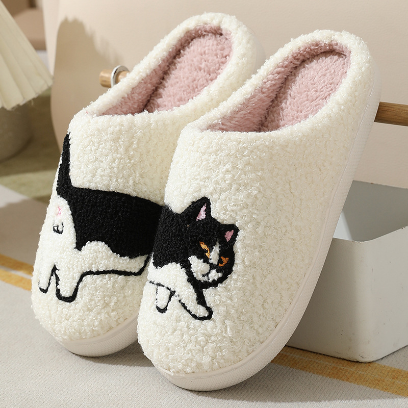 Embroidery Print - Inverno de pelúcia bonito dachshund bordado