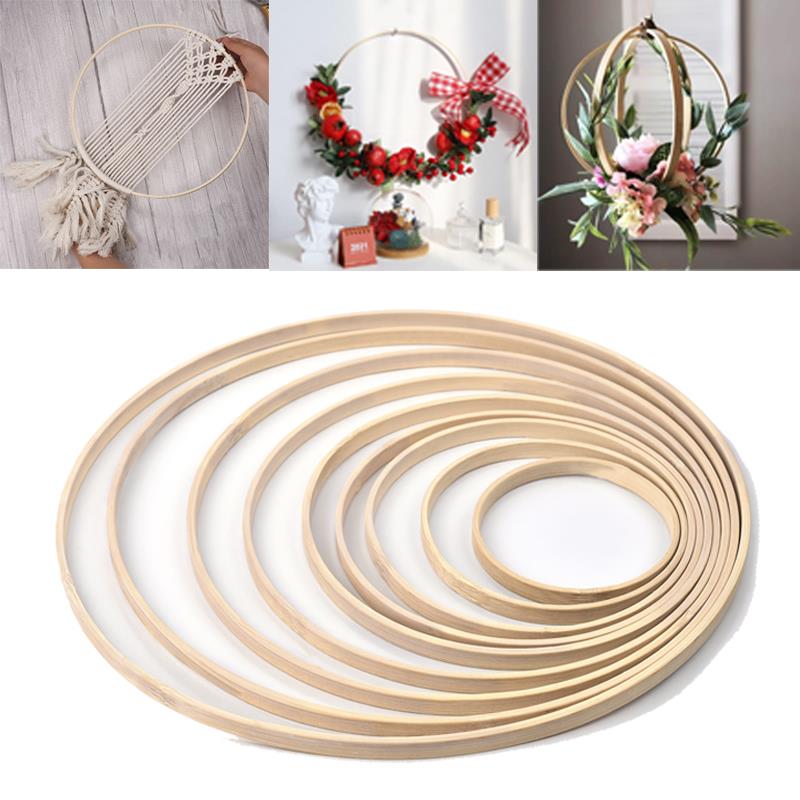 Embroidery Hoop Stand - 1/5 pçs 8-33cm de madeira diy