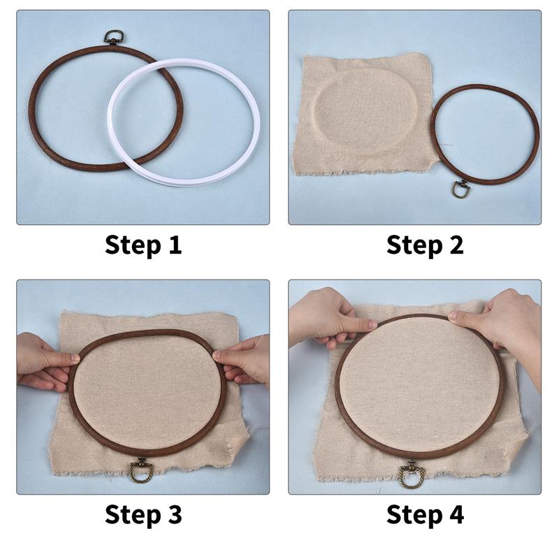 Conjunto De Moldura De Aros Bo - Embroidery Hoop Stand avaliação e preço