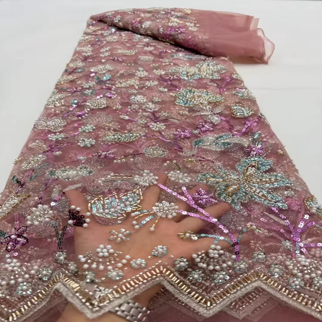 Tecido de bordado com lantejou - Embroidery Beads avaliação e preço
