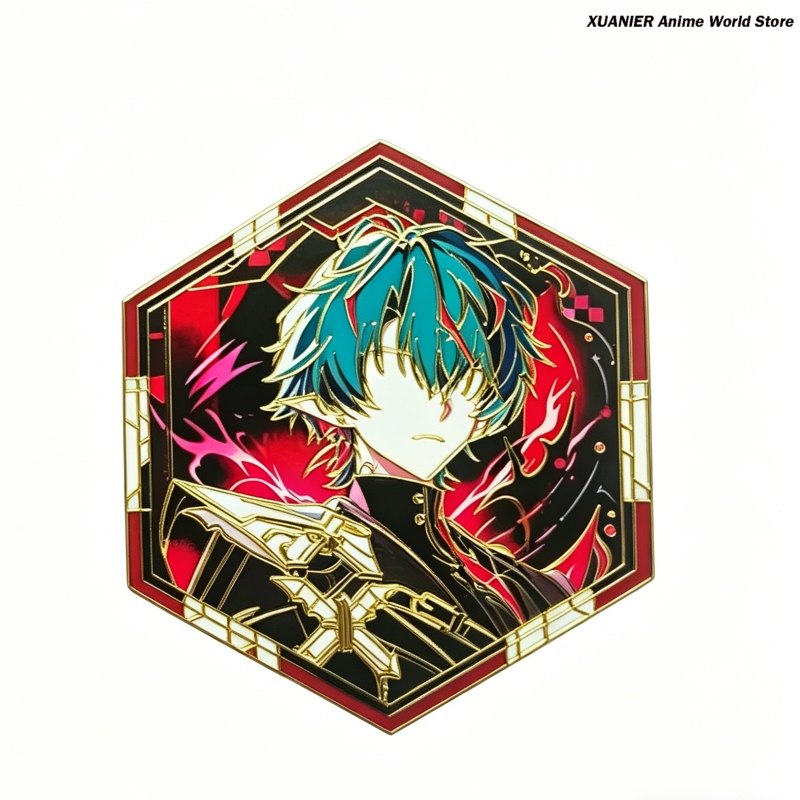 Crachá de Metal Anime Arknight - Embroidery Garment avaliação e preço
