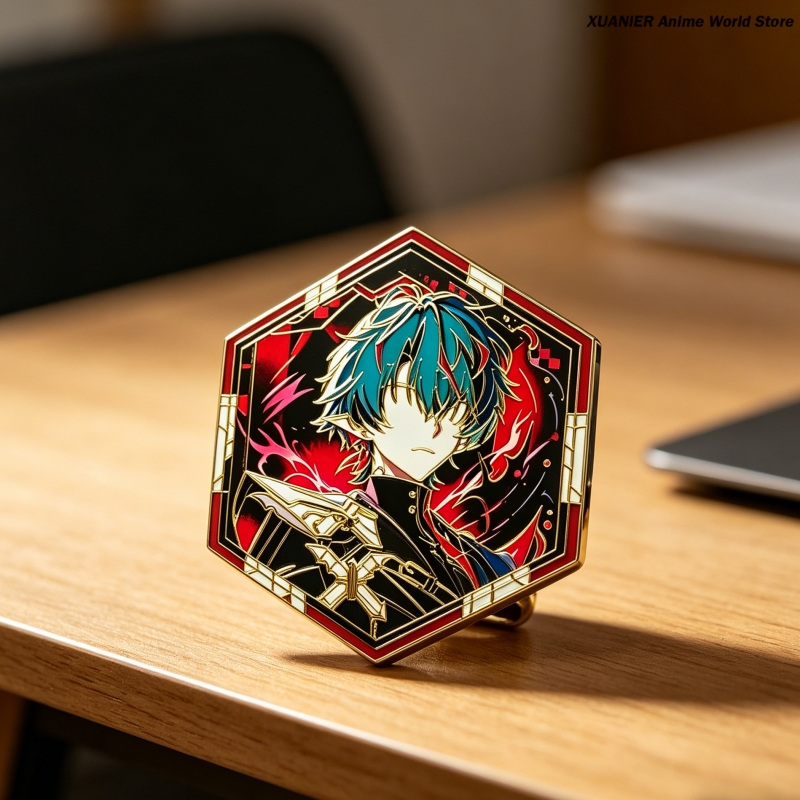 Crachá de Metal Anime Arknight - Embroidery Garment avaliação e preço