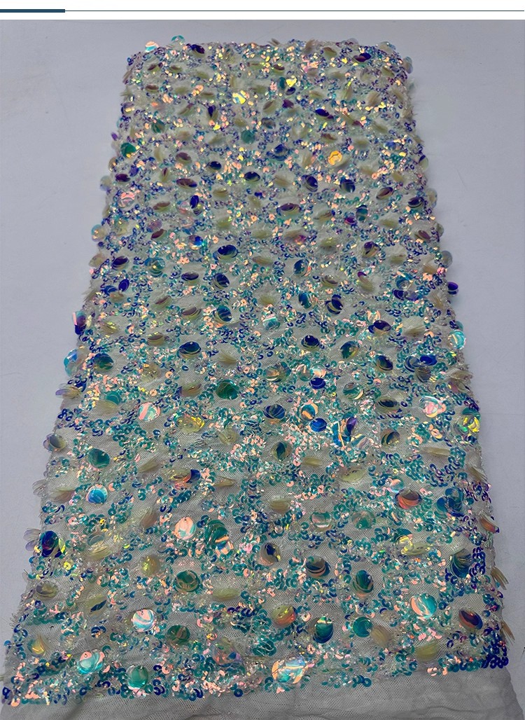 1 jarda requintado colorido ta - Embroidery Beads avaliação e preço
