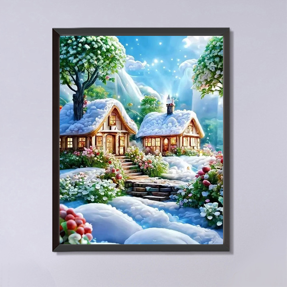 Momoart-Mosaic Diamond Paintin - Embroidery Garden avaliação e preço