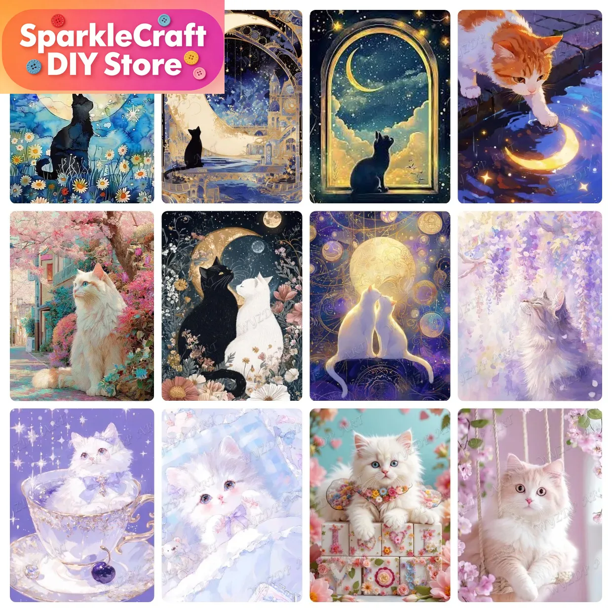 Kit de Pintura Diamante 5D DIY - Embroidery Gift Ideas avaliação e preço