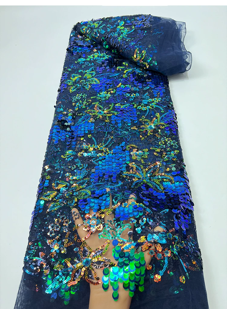 Tecido de malha para vestidos  - Embroidery Beads avaliação e preço