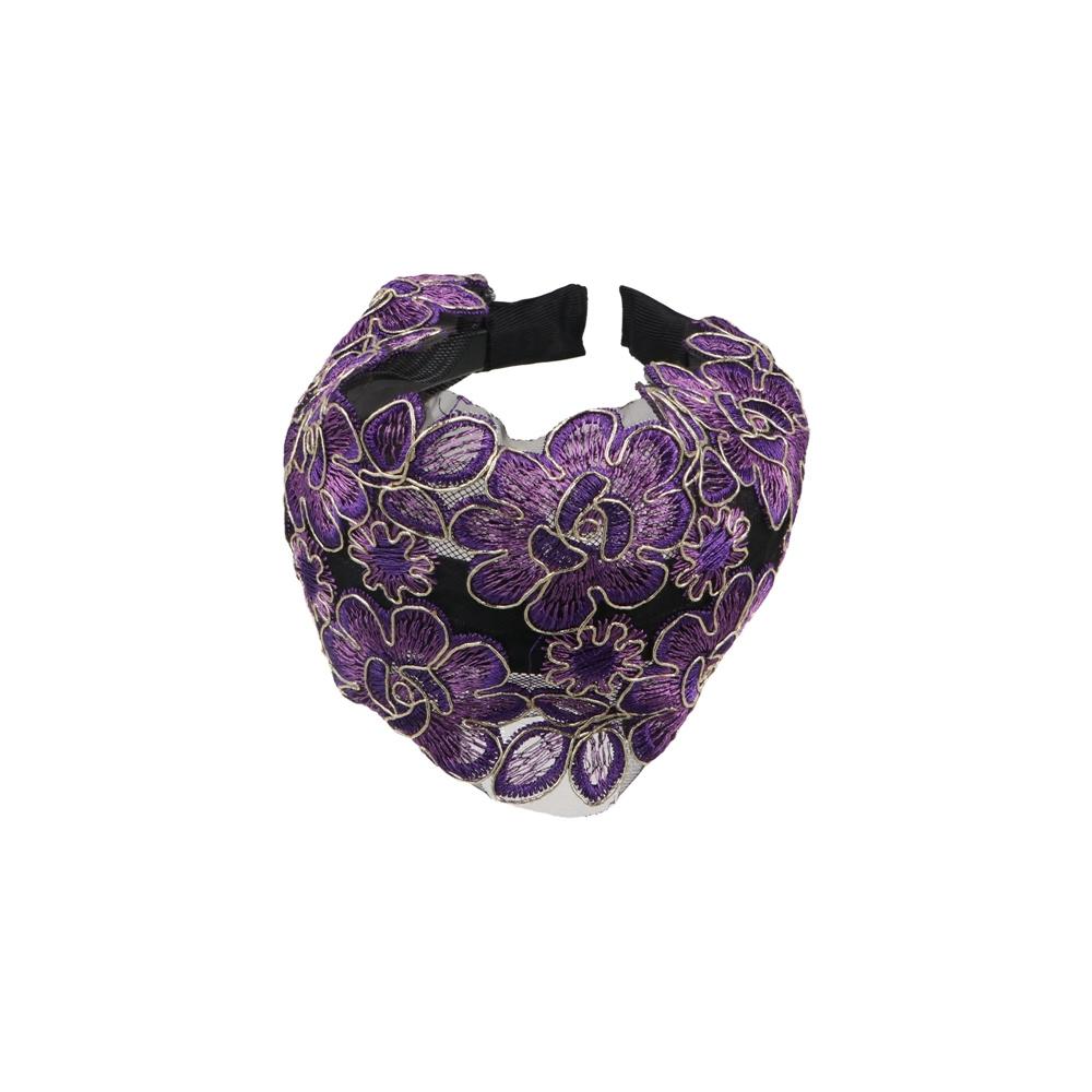 Tiara Feminina com Flores e Bo - Embroidery Hooping avaliação e preço