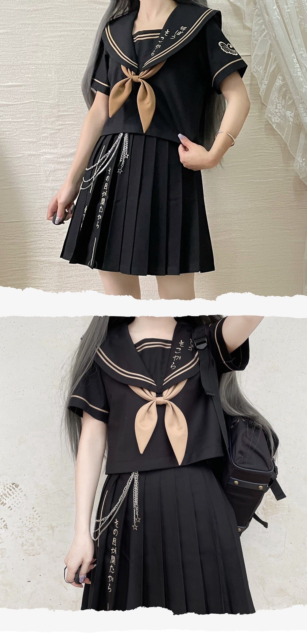Conjunto de Saia e Blusa de Ma - Embroidery Uniforms avaliação e preço