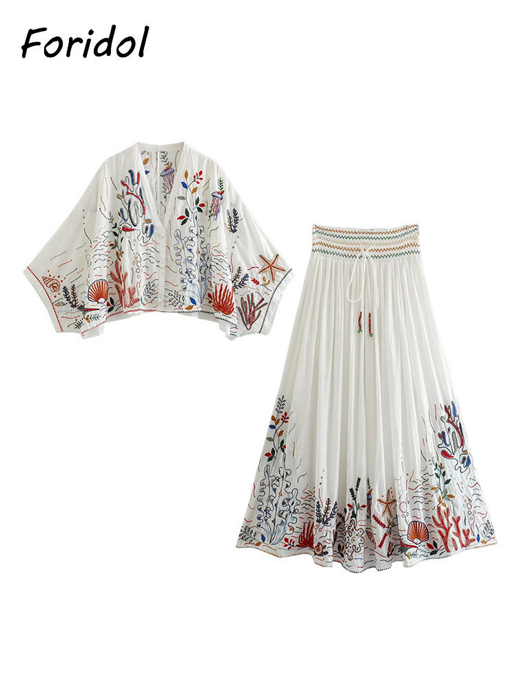 Foridol-Conjunto maxi saia man - Embroidery Uniforms avaliação e preço