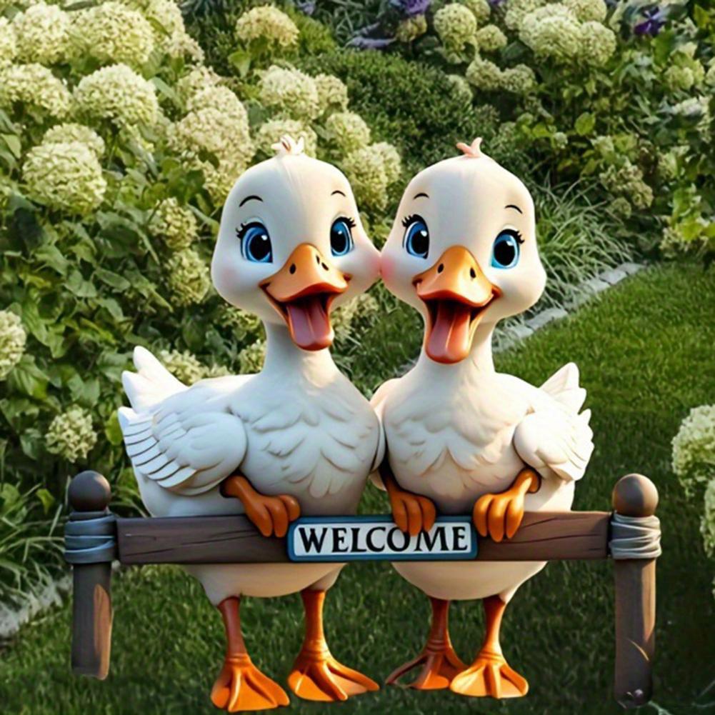 1 enfeite decorativo de acríli - Embroidery Garden avaliação e preço