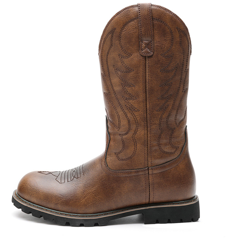 Botas Masculinas Tamanho Grand - Embroidery Print avaliação e preço