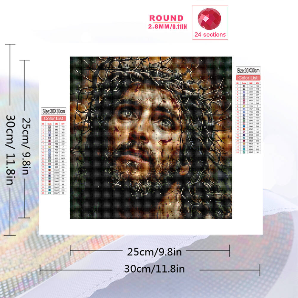 Evershine pintura diamante cão - Embroidery Jesus avaliação e preço