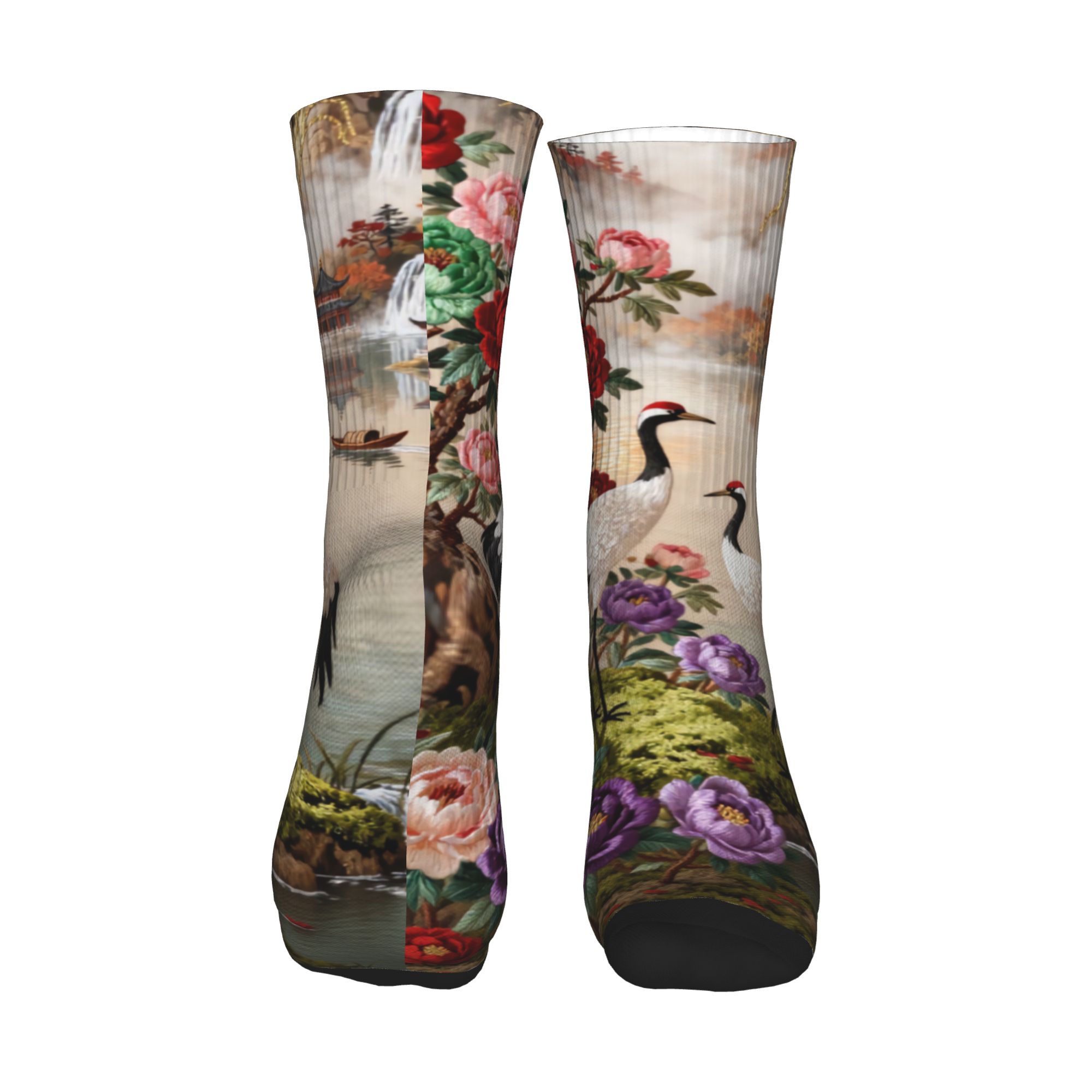 Meias Divertidas com Estampa d - Embroidery Print avaliação e preço