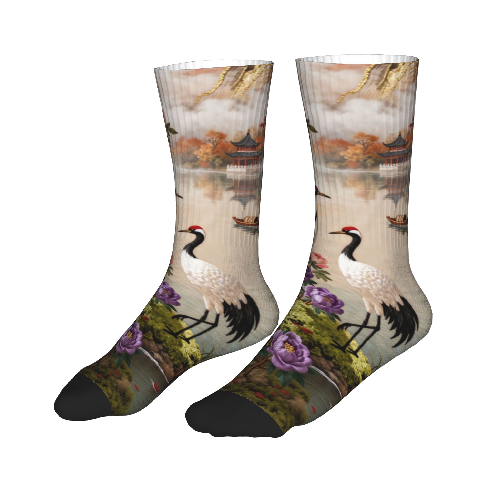 Meias Divertidas com Estampa d - Embroidery Print avaliação e preço