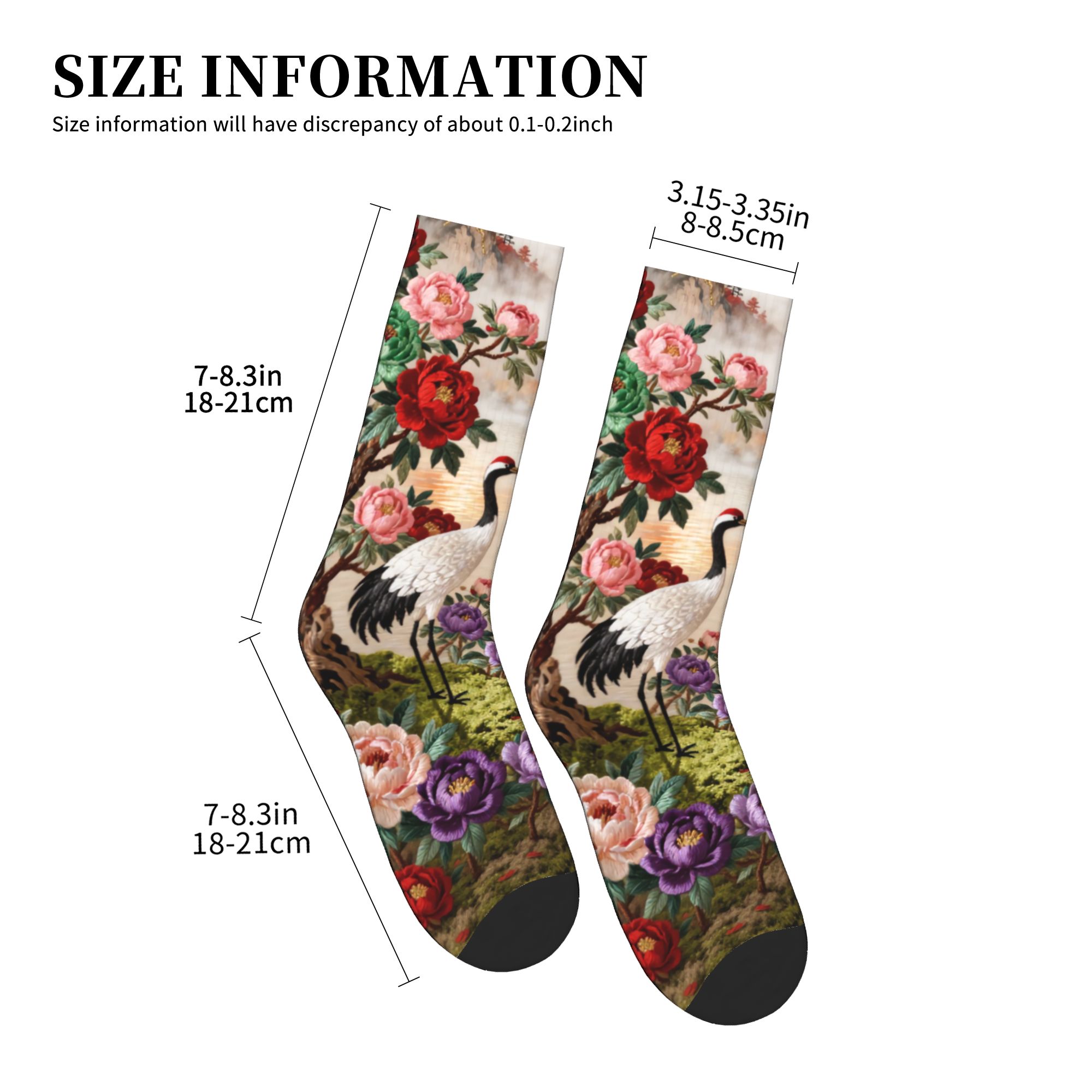 Meias Divertidas com Estampa d - Embroidery Print avaliação e preço