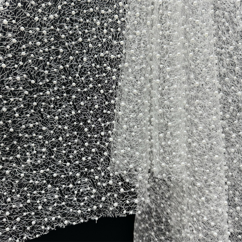 Tecido de Renda Branca com Pad - Embroidery Beads avaliação e preço