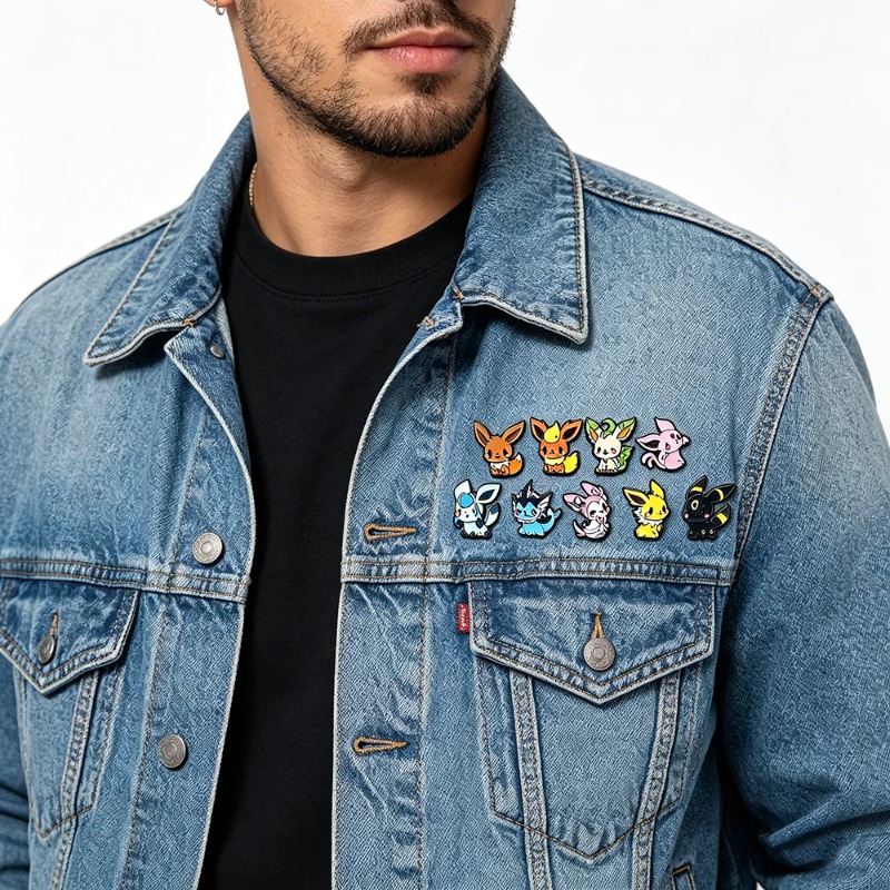 Conjunto de 9 Broches de Anime - Embroidery Garment avaliação e preço