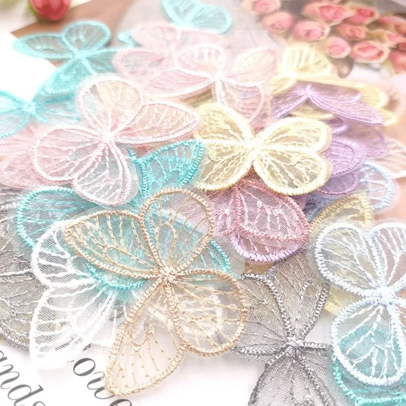 20 Pçs/lote 4.5*3.5cm Malha Bo - Embroidery Web avaliação e preço