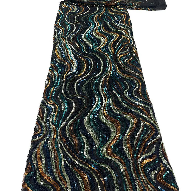 Tecido de malha macia com bord - Embroidery Beads avaliação e preço