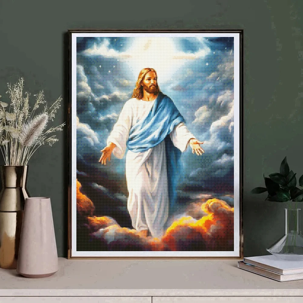 Pintura Diamante Cristã DIY Se - Embroidery Jesus avaliação e preço