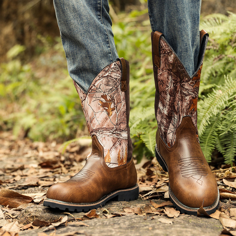 Botas Masculinas Clássicas de  - Embroidery Print avaliação e preço