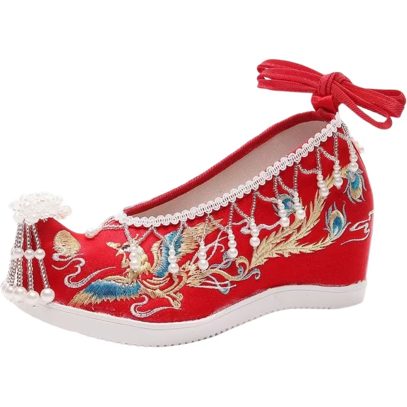 Mulheres novo vermelho bordado - Embroidery Beads avaliação e preço
