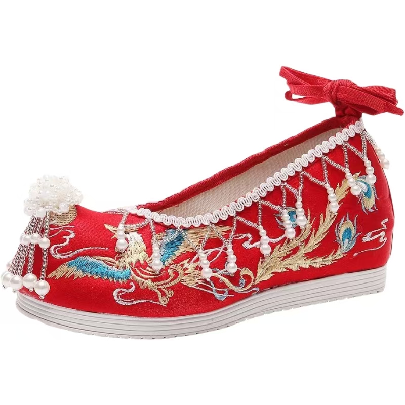 Mulheres novo vermelho bordado - Embroidery Beads avaliação e preço