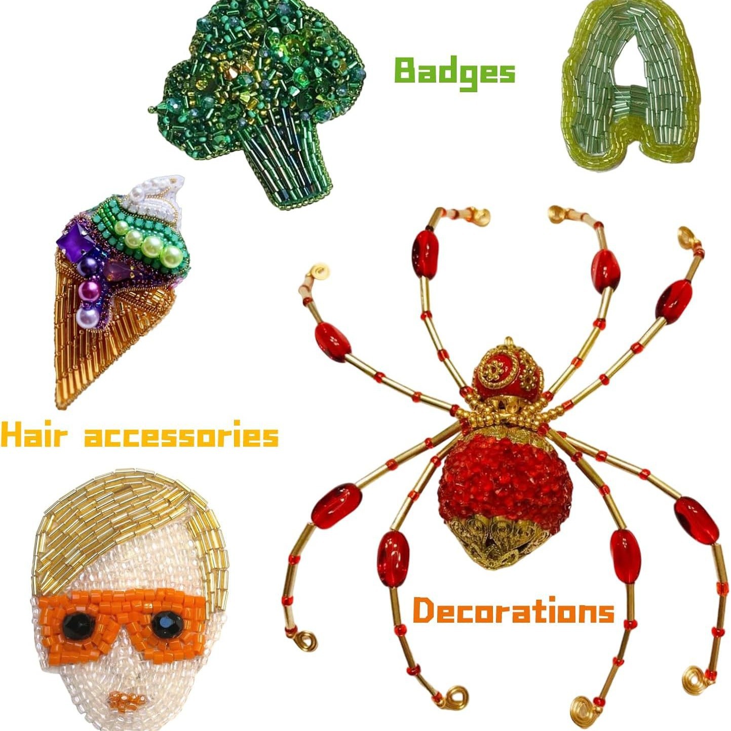 Cerca de 6720 Peças/Caixa de M - Embroidery Beads avaliação e preço
