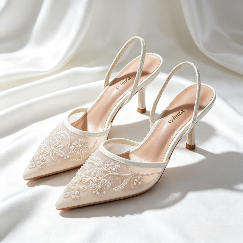 Elegante malha bordado salto a - Embroidery Beads avaliação e preço