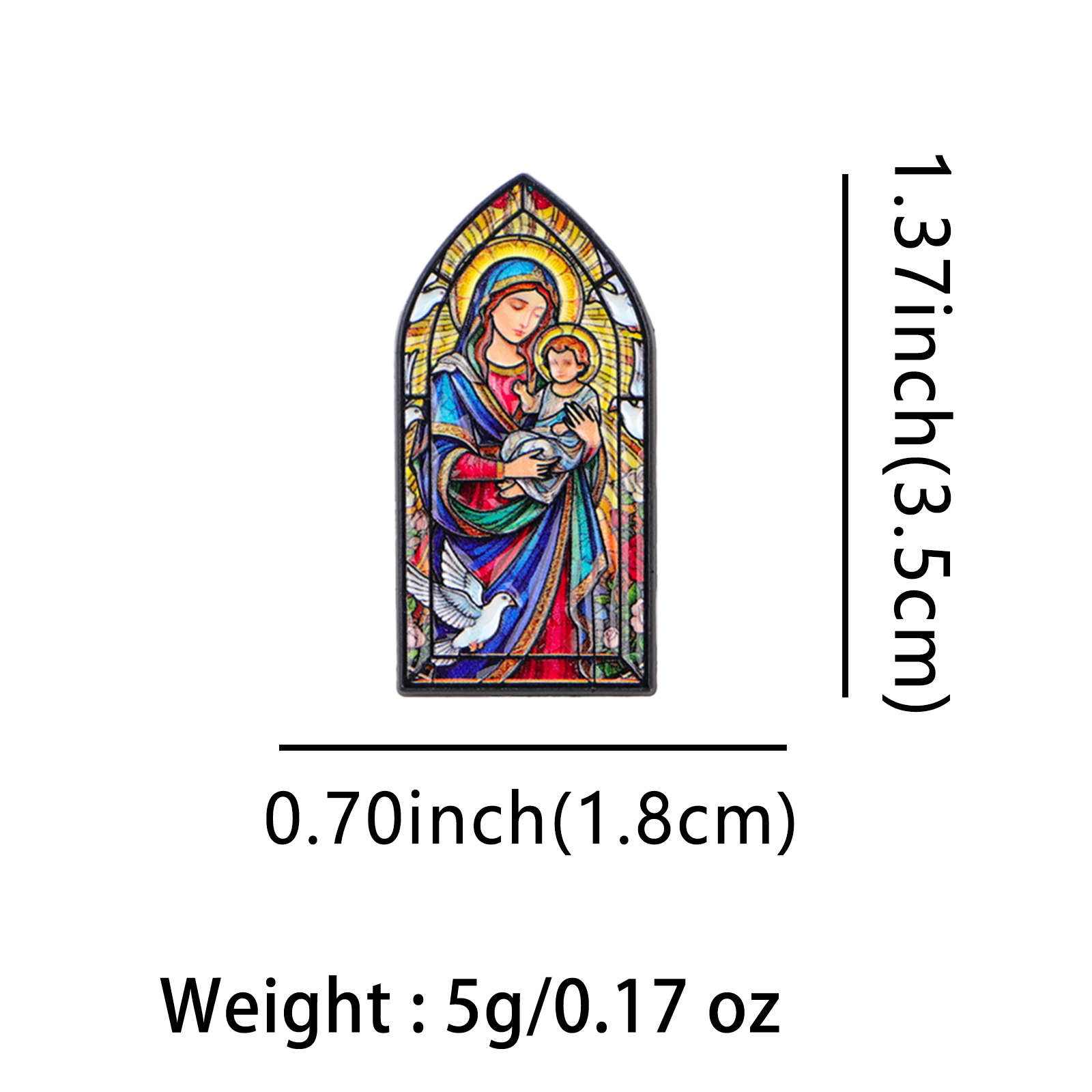 Pins de Lapela Vintage da Virg - Embroidery Jesus avaliação e preço