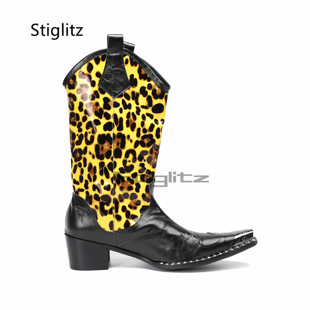 Botas de equitação masculinas  - Embroidery Print avaliação e preço