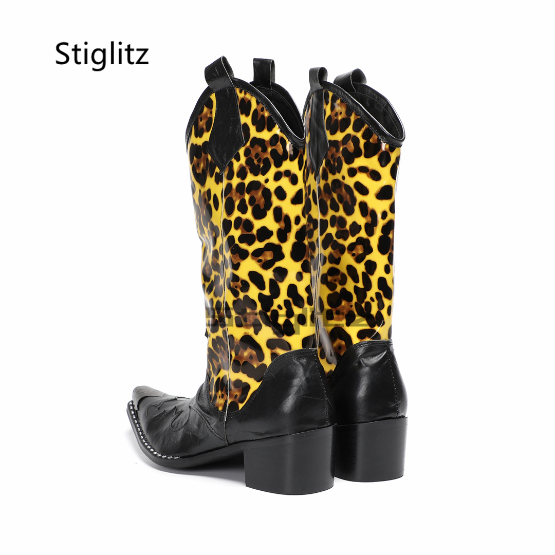 Botas de equitação masculinas  - Embroidery Print avaliação e preço