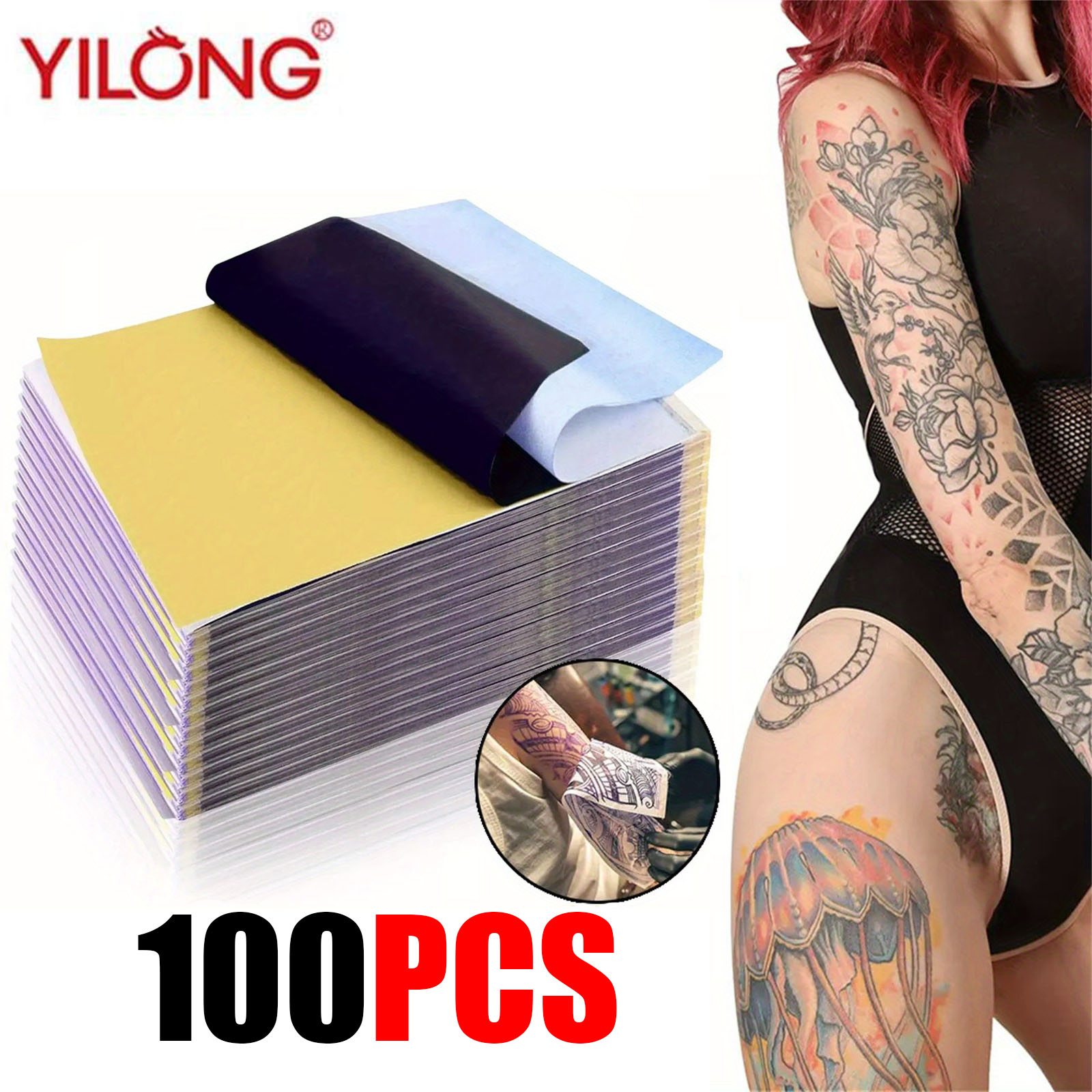100 pçs papéis de transferênci - Transfer Paper Carbon avaliação e preço