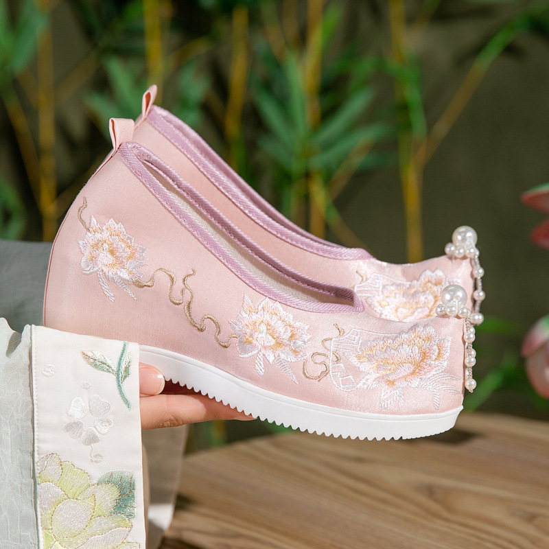 Sapatos Hanfu Femininos com Bo - Embroidery Print avaliação e preço
