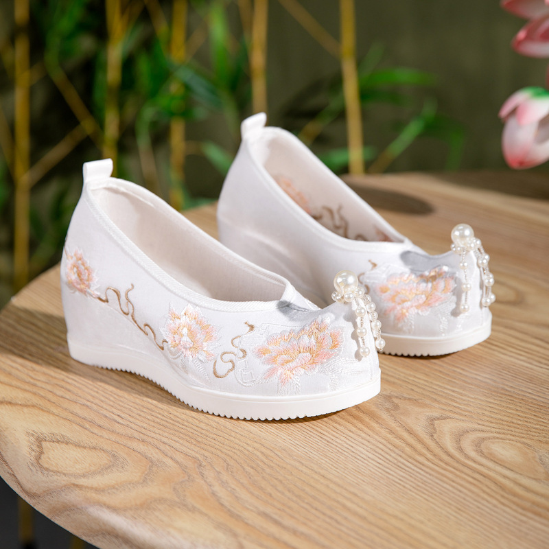 Sapatos Hanfu Femininos com Bo - Embroidery Print avaliação e preço