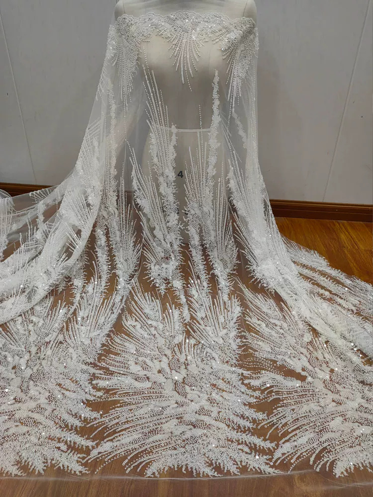 Tecido de malha macia com bord - Embroidery Beads avaliação e preço