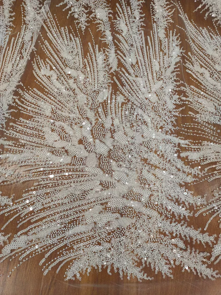 Tecido de malha macia com bord - Embroidery Beads avaliação e preço