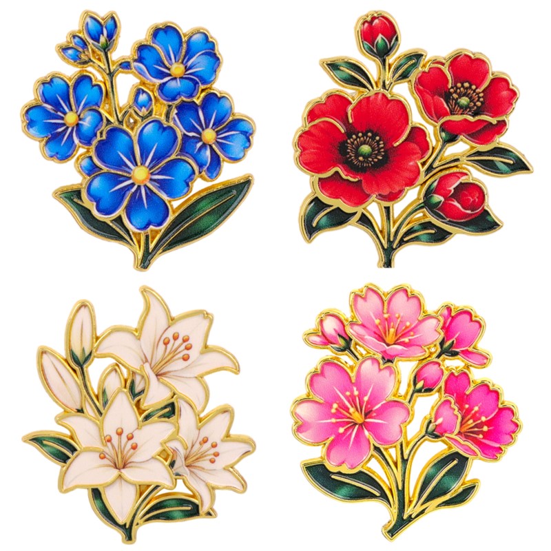 Broche Esmaltado Vintage Fofo  - Embroidery Garment avaliação e preço