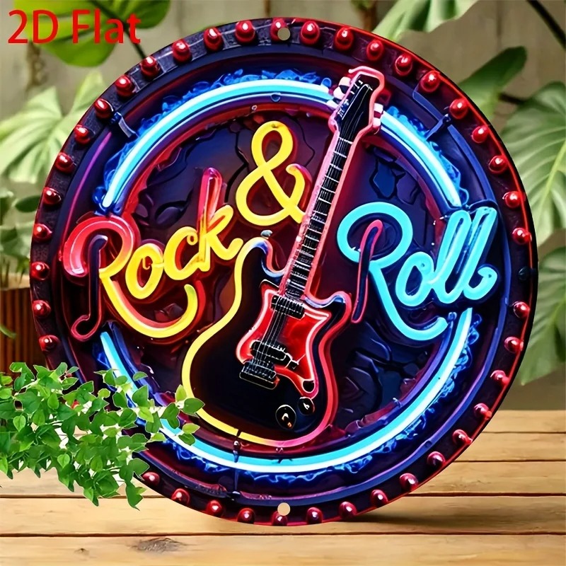Placa de Neon Vintage Rock, De - Embroidery Garden avaliação e preço