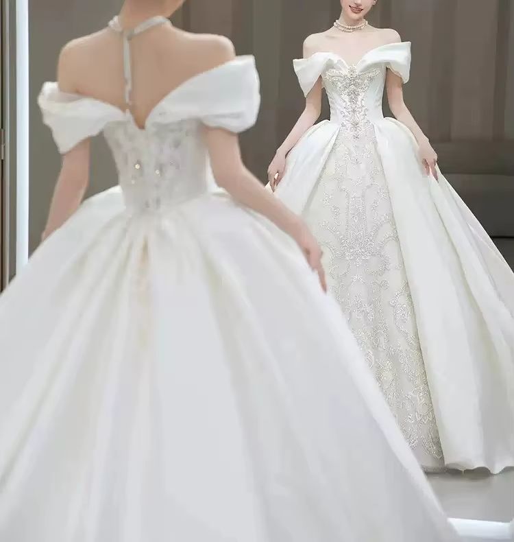 Vestidos de Noiva Chiques com  - Embroidery Beads avaliação e preço