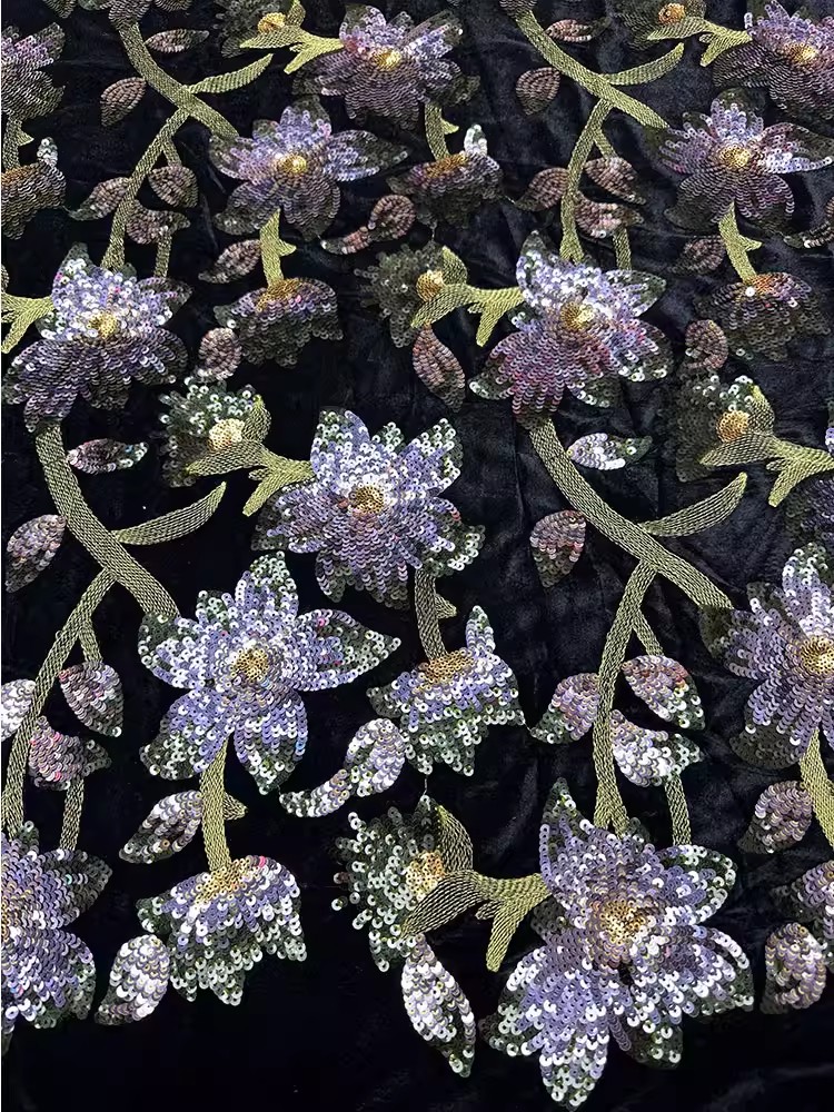Tecido de veludo retrô artesan - Embroidery Beads avaliação e preço