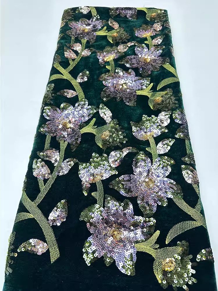 Tecido de veludo retrô artesan - Embroidery Beads avaliação e preço